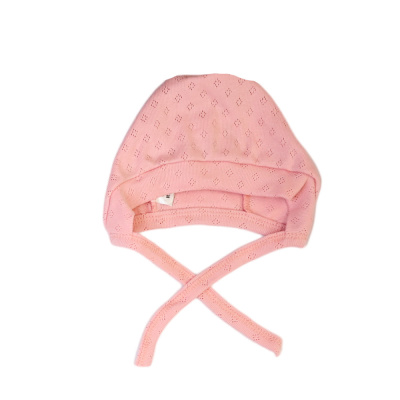 Чепчик Ажурная рибана Чуди Кидс 129124 пудра 01